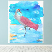 Kunst uit de levensreeks artistieke kraan | Funny  Canvas Afdruk (Insitu (Houten vloer))