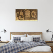 Kunst uit de liberale kunstencyclus (fresco) canvas afdruk (Insitu (Slaapkamer))