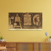 Kunst uit de liberale kunstencyclus (fresco) canvas afdruk (Insitu (Woonkamer))