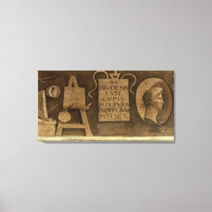 Kunst uit de liberale kunstencyclus (fresco) canvas afdruk