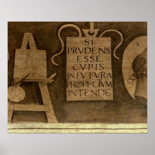 Kunst uit de liberale kunstencyclus (fresco) poster (Voorkant)