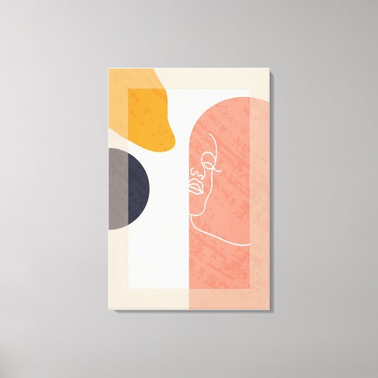 Kunst uit de middelste eeuw, grote, gereed canvas afdruk (Voorkant)