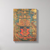 KUNST UIT TIBET [ VAJRAYOGINI MANDALA ] CANVAS AFDRUK (Voorkant)