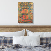 KUNST UIT TIBET [ VAJRAYOGINI MANDALA ] CANVAS AFDRUK (Insitu (Slaapkamer))