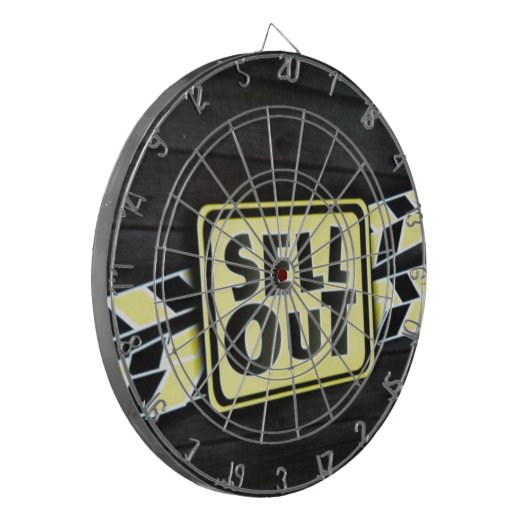 Kunst uitverkopen Afdrukken Dartbord (Voorkant Links)