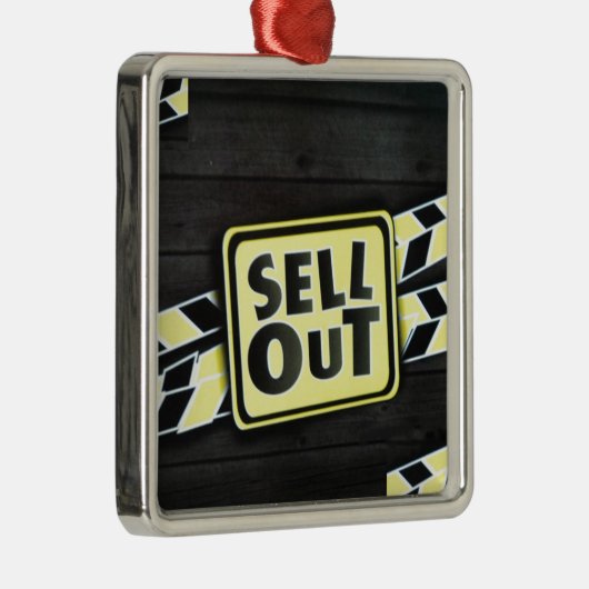 Kunst uitverkopen Afdrukken Metalen Ornament (Rechts)