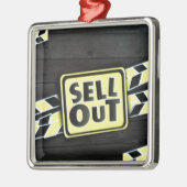 Kunst uitverkopen Afdrukken Metalen Ornament (Links)