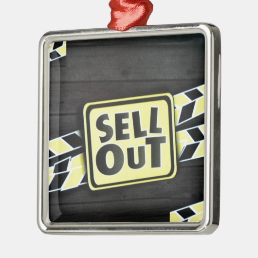 Kunst uitverkopen Afdrukken Metalen Ornament (Links)