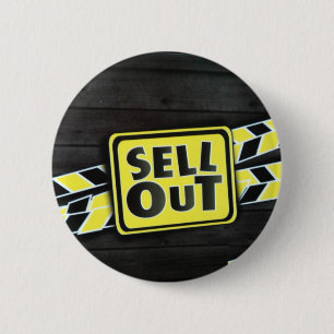 Kunst uitverkopen Afdrukken Ronde Button 5,7 Cm