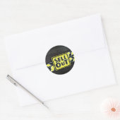 Kunst uitverkopen Afdrukken Ronde Sticker (Envelop)