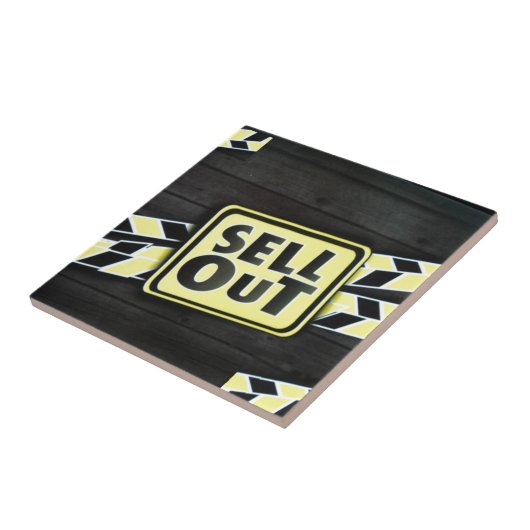 Kunst uitverkopen Afdrukken Tegeltje (Zijkant)