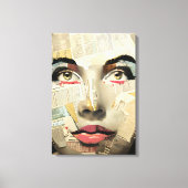 Kunst Unieke digitale kunst | dame Abstract Canvas Afdruk (Voorkant)