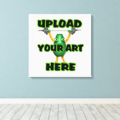 Kunst uploaden naar aangepaste items canvas afdruk (Insitu (Houten vloer))