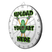 Kunst uploaden naar kunstbord dartbord (Voorkant Rechts)