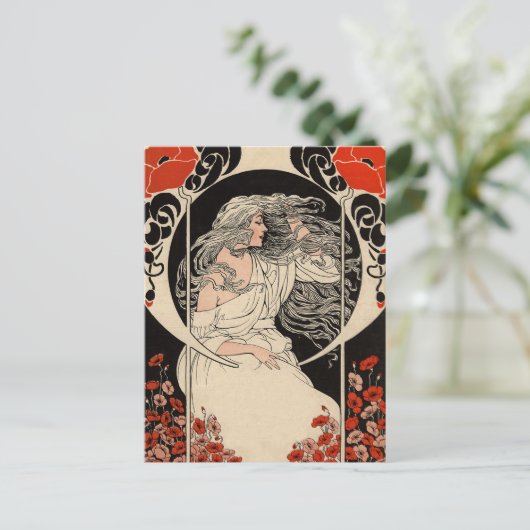 Kunst van 1920 briefkaart (Staand voorkant)