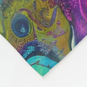 Kunst van Afbeelding Abstractie - naadloos patroon Fleece Deken (Hoek)