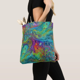 Kunst van Afbeelding Abstractie - naadloos patroon Tote Bag