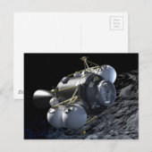 Kunst van Altair Lunar Lander in Orbit Briefkaart (Voorkant / Achterkant)
