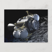 Kunst van Altair Lunar Lander in Orbit Briefkaart (Voorkant)