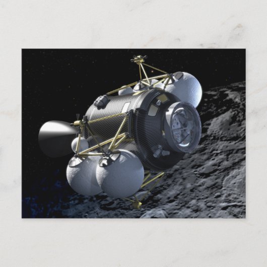 Kunst van Altair Lunar Lander in Orbit Briefkaart (Voorkant)