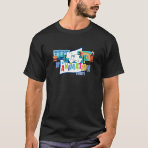 Kunst van animatiefase t-shirt