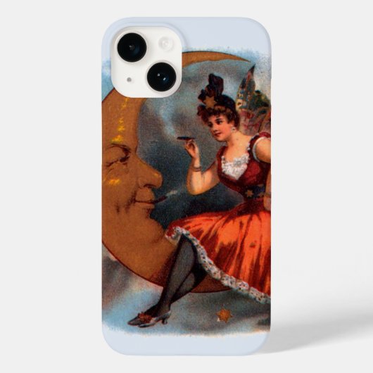 Kunst van antieke sigarenlabels, Victoriaanse fee  Case-Mate iPhone Case (Achterkant)