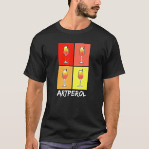 Kunst van Aperol - Artperol - Ik hou van Aperol -  T-shirt