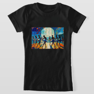 Kunst van Ballet (#1) olieverfschilderij T-shirt