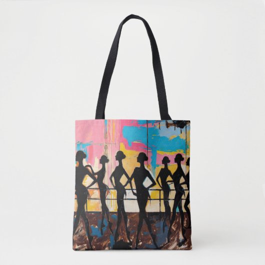 Kunst van Ballet (#2) olieverfschilderij Tote Bag (Voorkant)