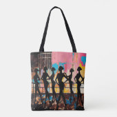 Kunst van Ballet (#2) olieverfschilderij Tote Bag (Achterkant)