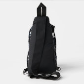 Kunst van Bitcoin (BW-A) olieverfschilderij Sling Bag (Achterkant)