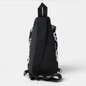 Kunst van Bitcoin (BW-C) olieverfschilderij Sling Bag (Achterkant)