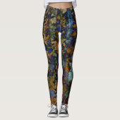 Kunst van bladeren leggings (Voorkant)