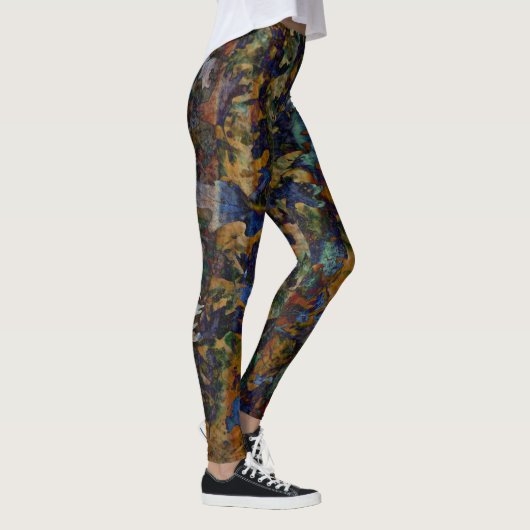 Kunst van bladeren leggings (Rechts)