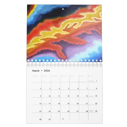 Kunst van Brian L Art Kalender (Mar 2026)