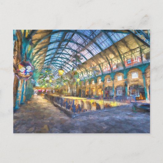 Kunst van Covent Garden Briefkaart (Voorkant)