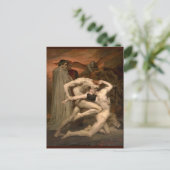 kunst van Dante en Virgil Bouguereau Briefkaart (Staand voorkant)