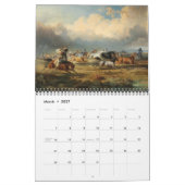 Kunst van de 19e eeuw met paarden kalender (Mar 2027)