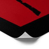 Kunst van de aanraakprinter verwijderen poster (Hoek)