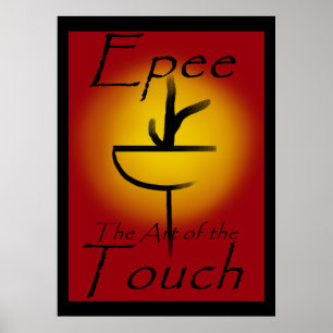 Kunst van de aanraking verwijderen poster