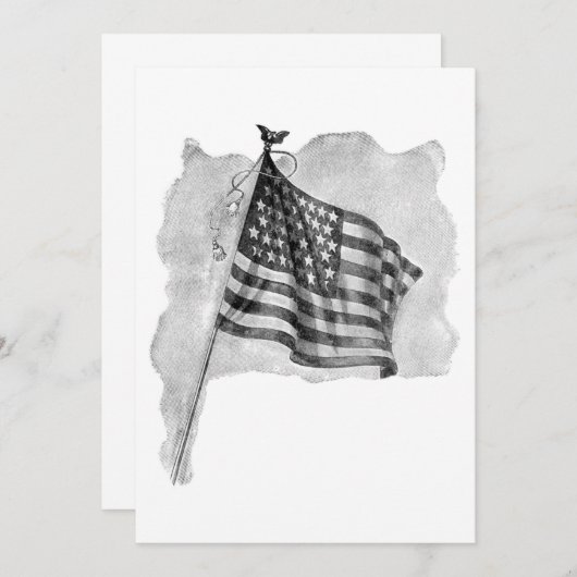 kunst van de Amerikaanse vlag (Voorkant / Achterkant)