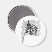  kunst van de Amerikaanse vlag Magneet (Voorkant / Achterkant)