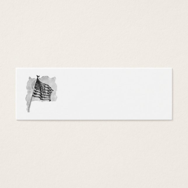  kunst van de Amerikaanse vlag Mini Visitekaartjes (Voorkant)