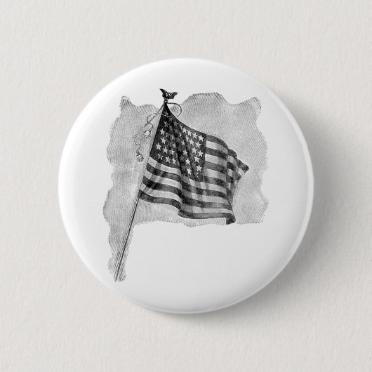 kunst van de Amerikaanse vlag Ronde Button 5,7 Cm (Voorkant)