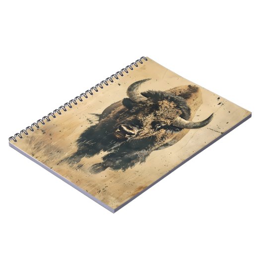  kunst van de bizon notitieboek (Linkerzijde)