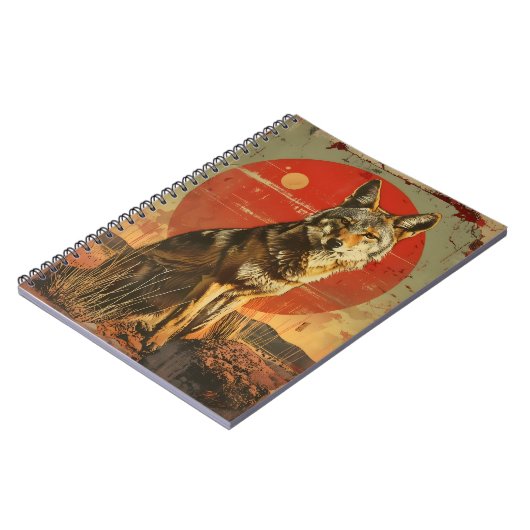 kunst van de coyote notitieboek (Linkerzijde)