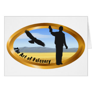 Kunst van de Falconry - Ovaal
