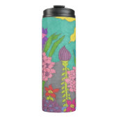 Kunst van de Floral-tuin Thermosbeker (Voorkant)