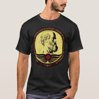 Kunst van de geneeskunde Hippocrates T-shirt
