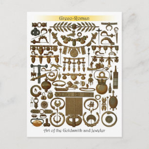 Kunst van de Goldsmith en de juwelier (Greco-Roman Briefkaart